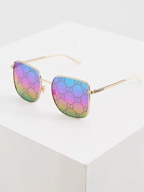 Gucci Accessories - NEW GUCCI GG0802S 004 WOMEN GOLD SUNGLASSES